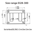 B50A 400 silicon steel Transformer Lamination/cut Core Made Of Crgo Silicon Electrical Steel